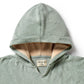 Wilson and Frenchy Organic Terry Hooded Poncho in Pistachio