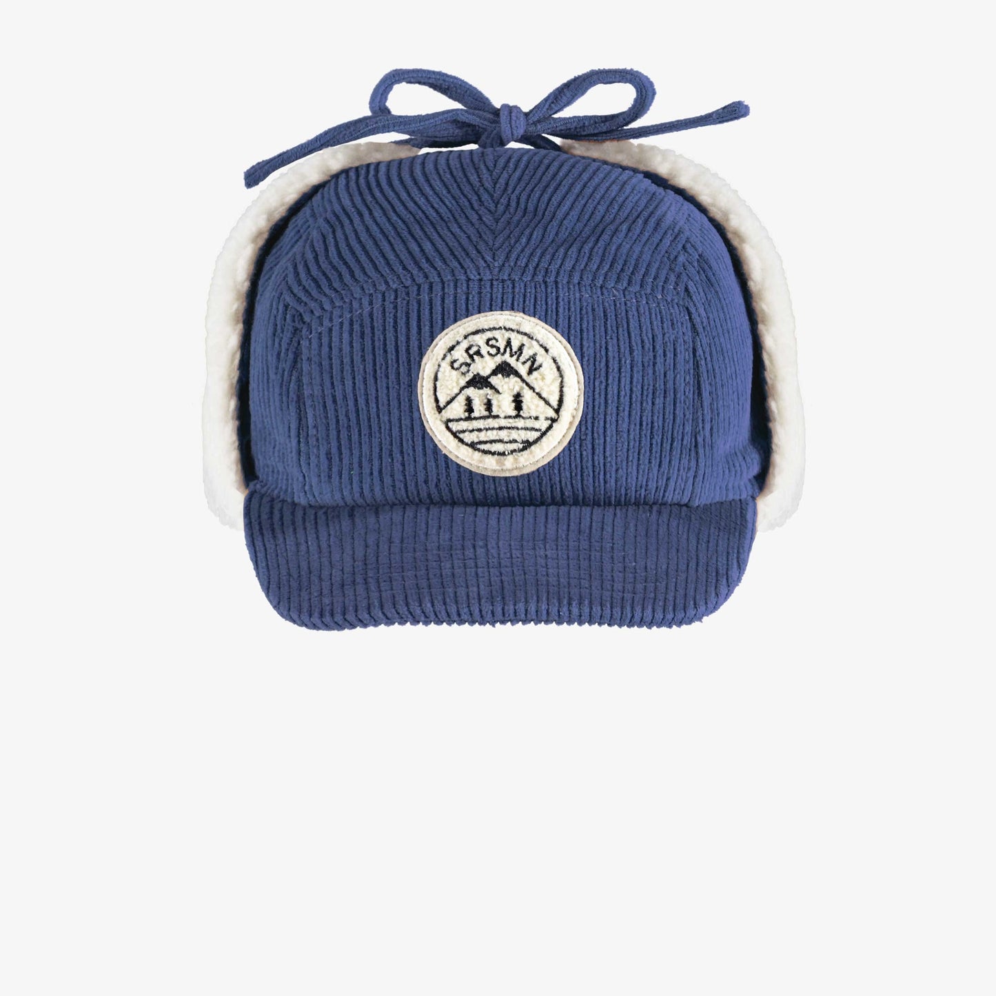 Souris Mini Cord Trucker Cap in Navy