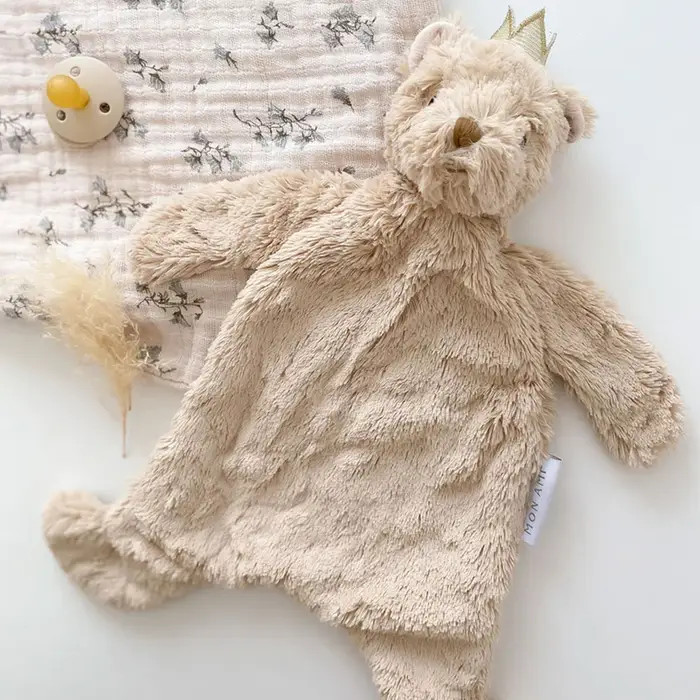 Mon Ami Prince Bear Lovey Blanket