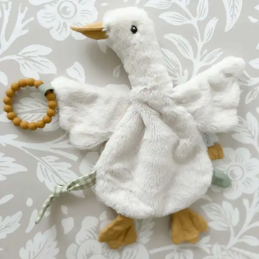Mon Ami Pru Goose Silicone Teether Lovey