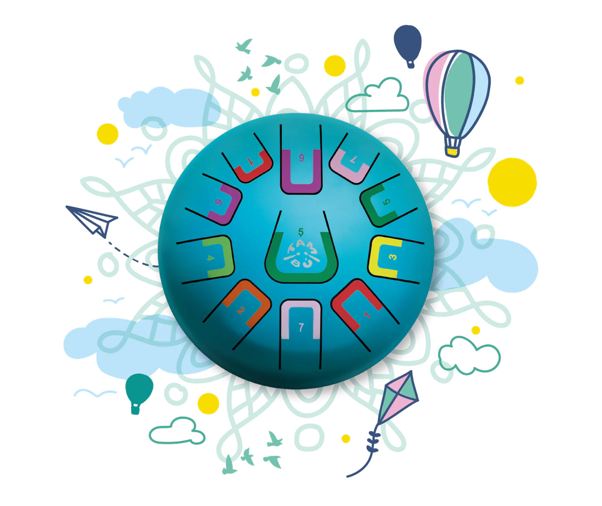 Tambu Tongue Drums 8”