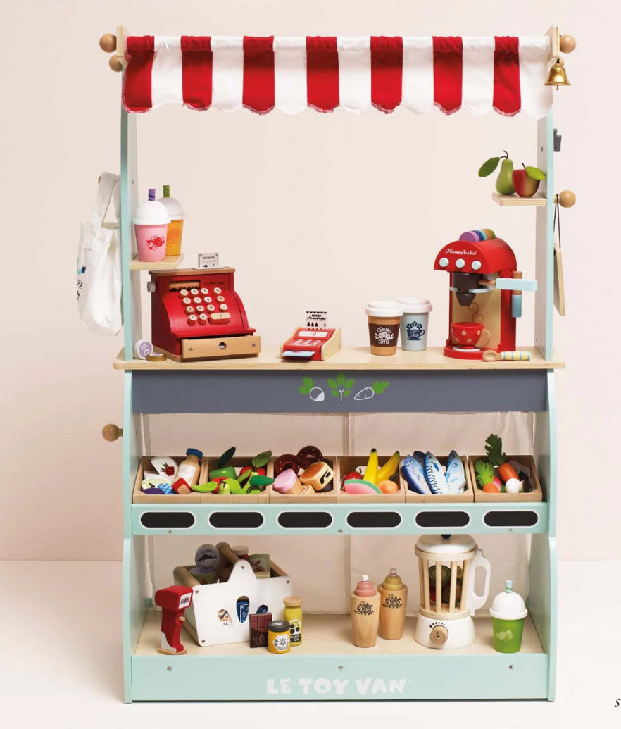 Le Toy Van Wooden Grocery Set & Scanner