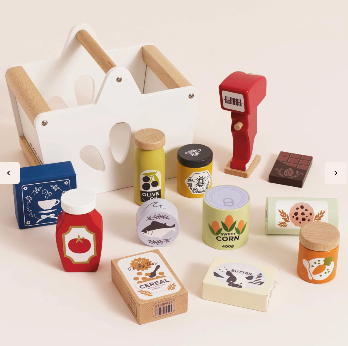 Le Toy Van Wooden Grocery Set & Scanner