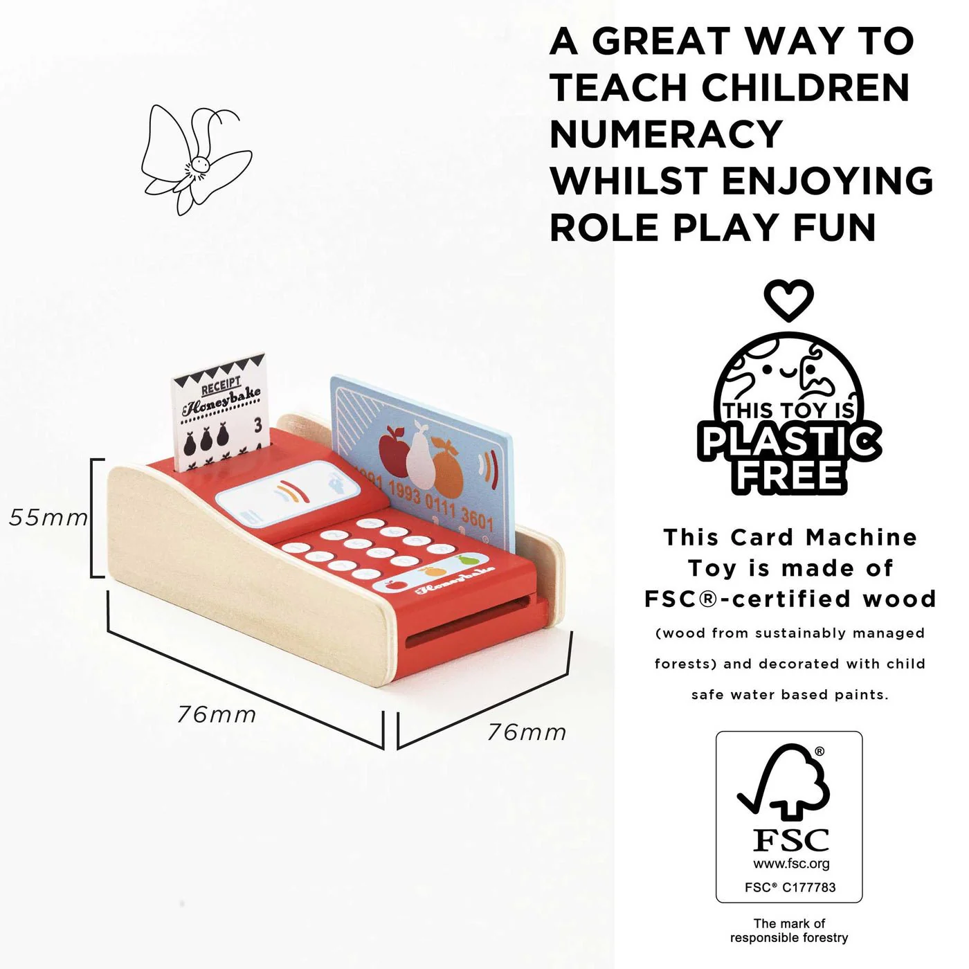 Le Toy Van Wooden Card Machine