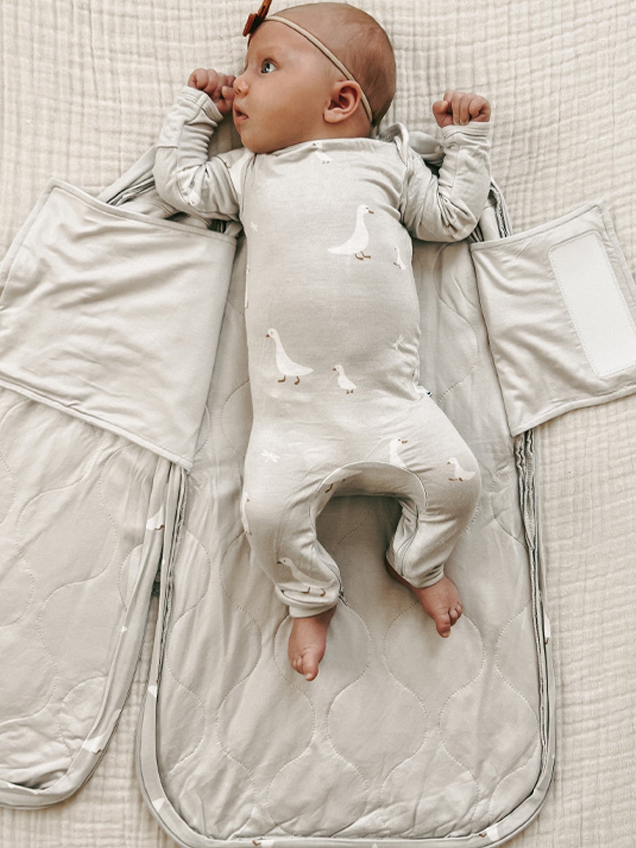 Günamüna 1.0 TOG Slumber Swaddle in Goose