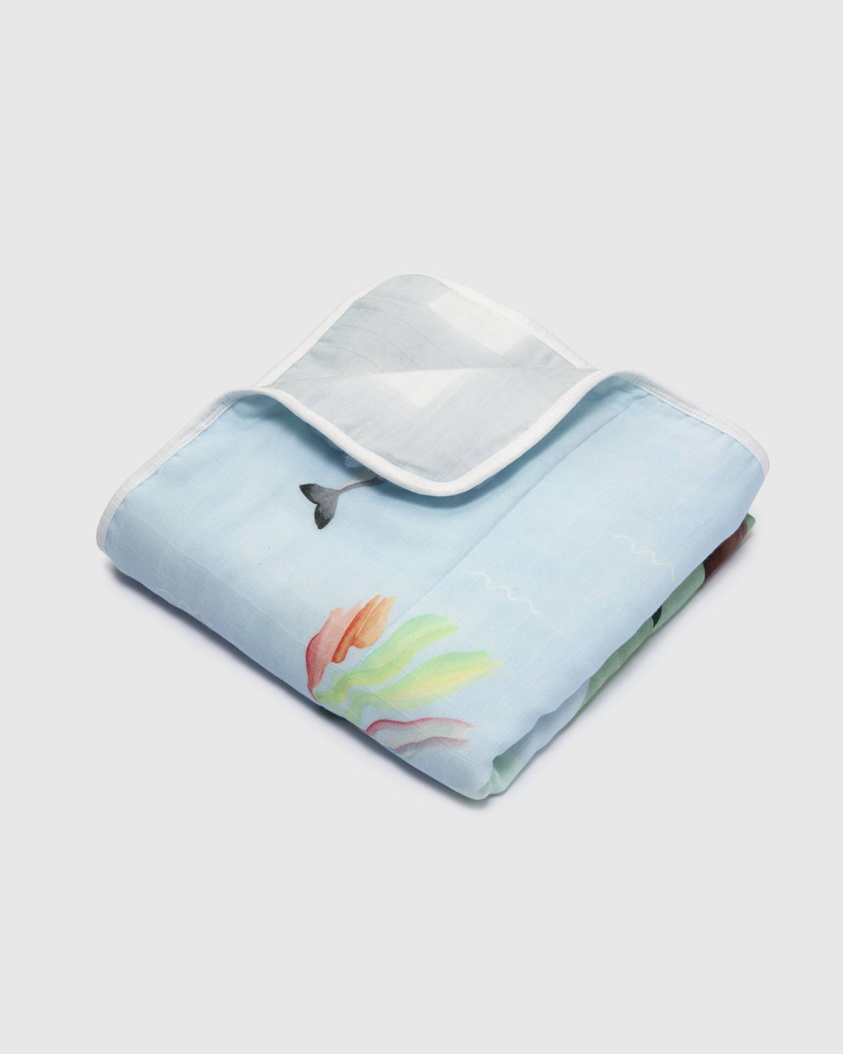 LouLou Lollipop Muslin Quilted Blanket in Canada Print