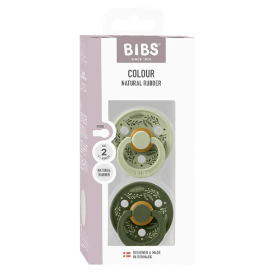 BIBS Original Colour Series Natural Latex Pacifiers