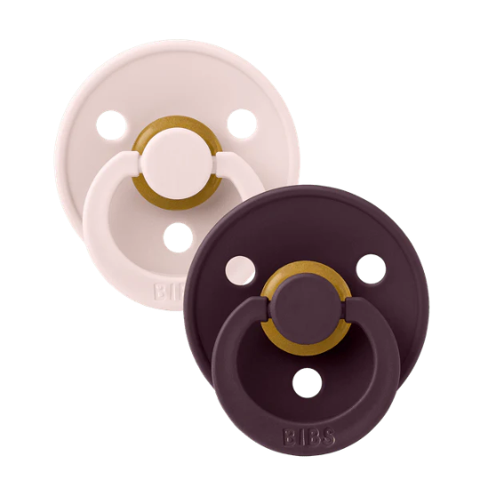 BIBS Original Colour Series Natural Latex Pacifiers