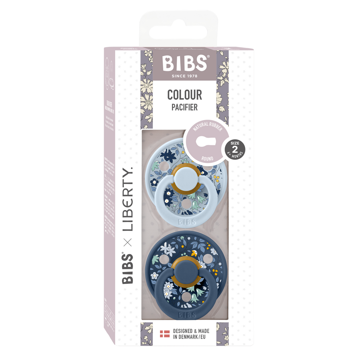 BIBS X Liberty Series Latex Pacifiers