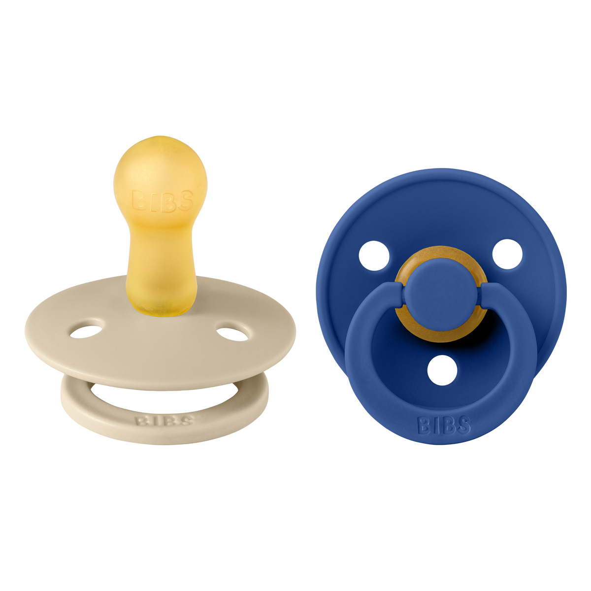 BIBS Original Colour Series Natural Latex Pacifiers