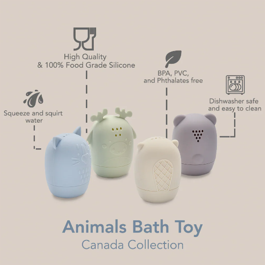 Nouka Bath Toy Set - Canada Collection