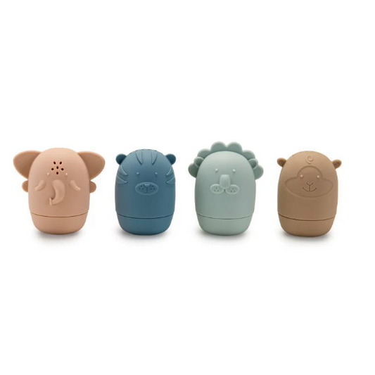 Nouka Bath Toy Set - Soft Safari