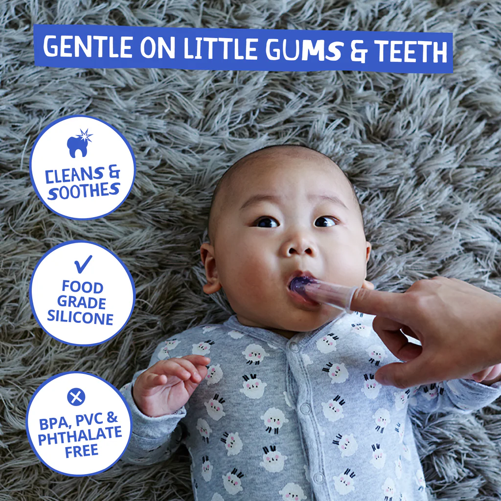 Jack N’ Jill Silicone Finger Toothbrush for Baby