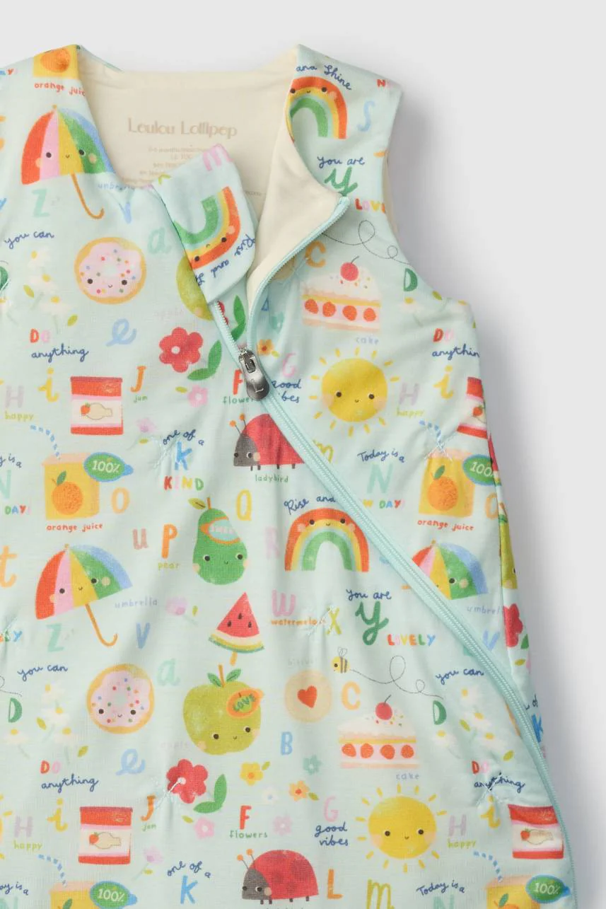 Loulou Lollipop 1.0 TOG Sleep Bag in Alphabet Smiles