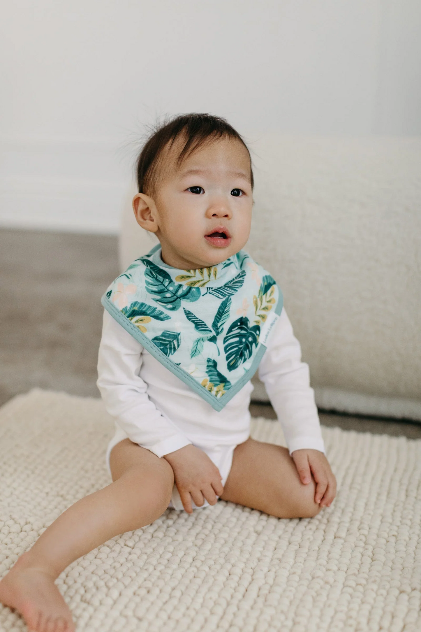LouLou Lollipop Bandana Bib Set in Jungle Safari