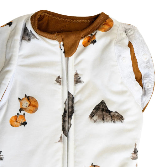 Belan J Convertible Swaddle Sack in Foxes