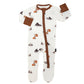 Belan J Bamboo Footed Sleeper in Foxes (Preemie Size)