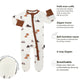 Belan J Bamboo Footed Sleeper in Foxes (Preemie Size)