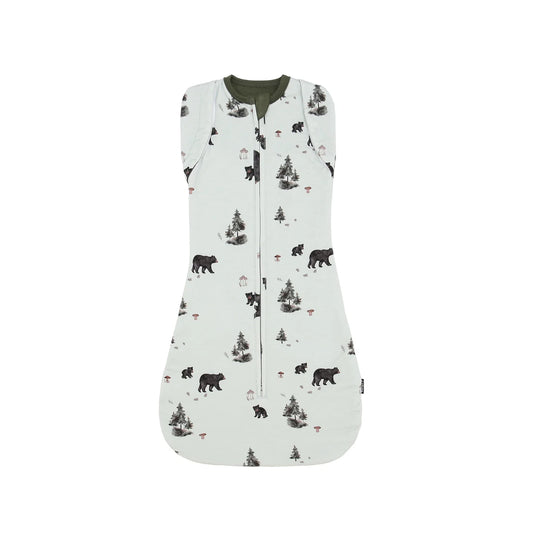 Belan J Convertible Swaddle Sack in Black Bears