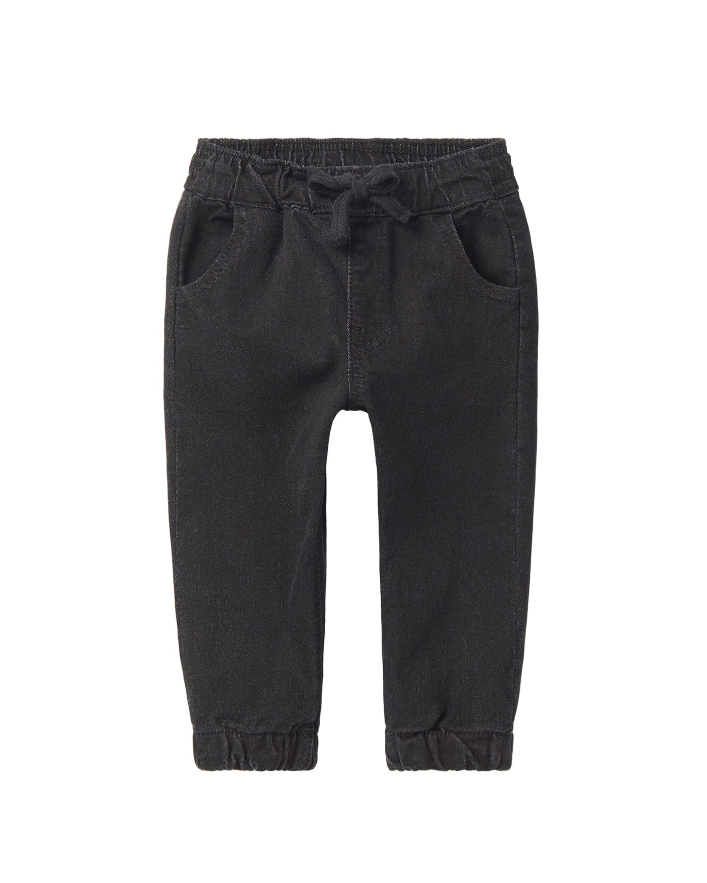 Little Bipsy Denim Jogger in Black