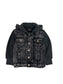 Little Bipsy Washed Hooded Denim Jacket in Black