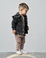 Little Bipsy Washed Hooded Denim Jacket in Black