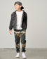 Little Bipsy Washed Hooded Denim Jacket in Black