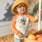 Souris Mini Reversible Sun Hat with Ties