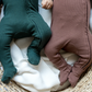 Pip + Phee Ribbed Bamboo Footed Sleeper in Hunter