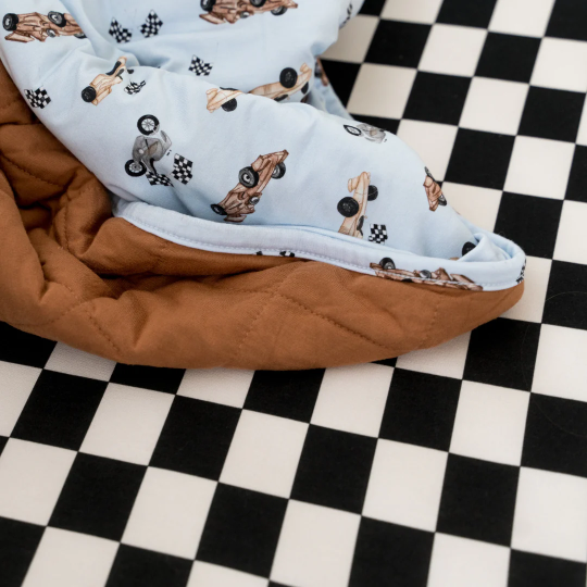 Pip + Phee Bamboo 1 TOG Blanket in Vintage Cars