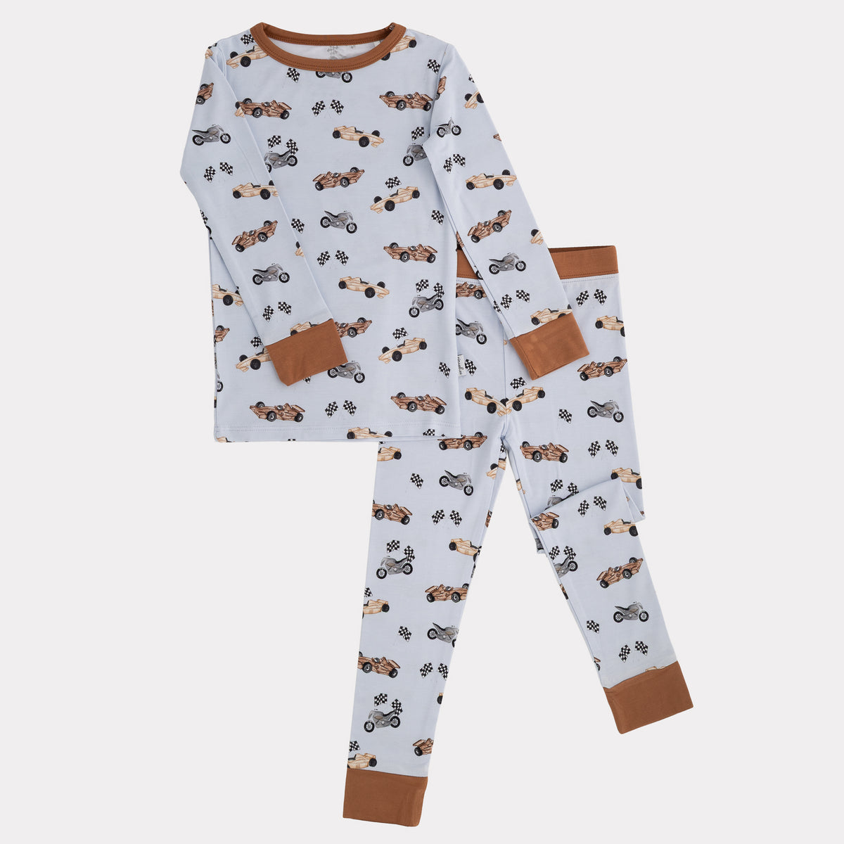 Pip + Phee 2 Piece Bamboo Pj Set in Vintage Cars