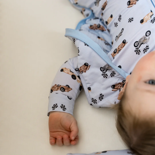 Pip + Phee Bamboo 1 TOG Sleep Bag in Vintage Cars