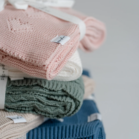 Pip + Phee Cotton Blanket in Primrose