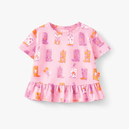 Souris Mini Cowboy Boot Toddler Tee