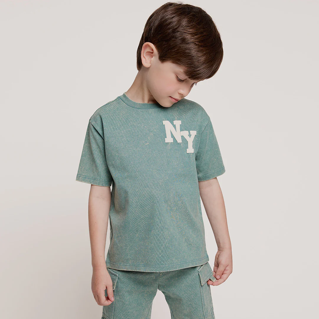 Miles the Label NYC Acid Wash Tee