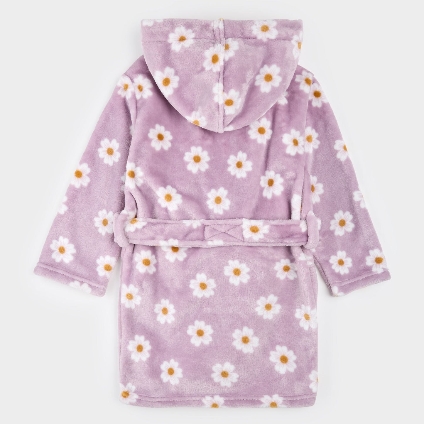 Petit Lem Plush Robe in Daisy Print