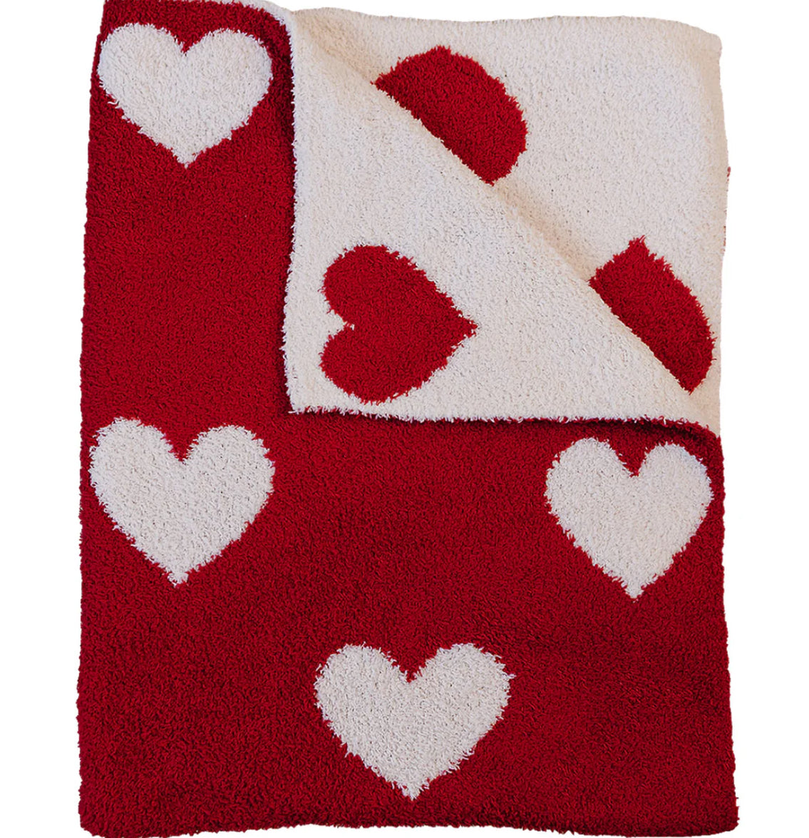 Mebie Baby Plush Blankets in Heart