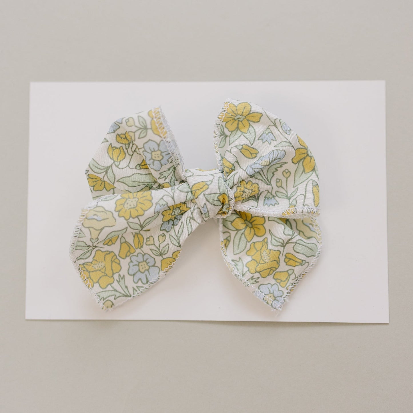 Mebie Baby Sunny Floral Clip Bow