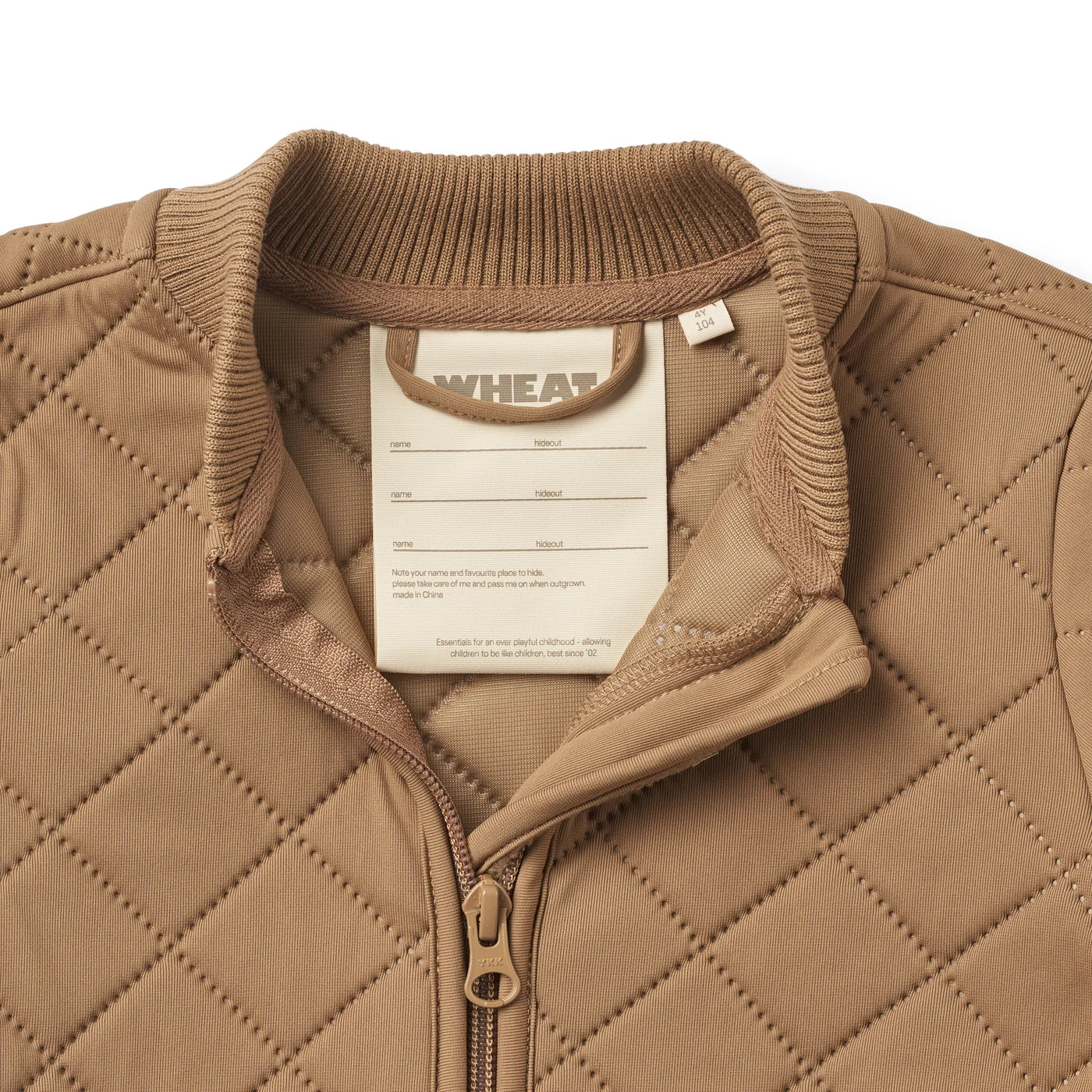 Wheat Thermo Jacket in Hazel