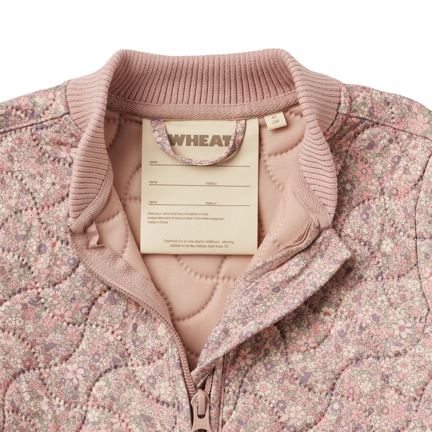 Wheat Thermo Jacket in Powder Flower Meadow