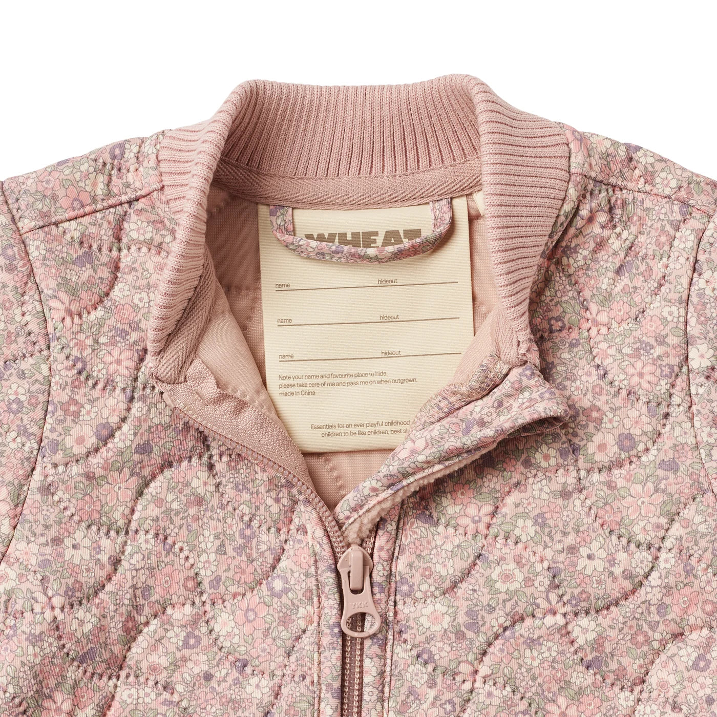 Wheat Thermo Jacket in Powder Flower Meadow