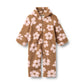 Wheat Allo Fleece Suit in Warm Hazel Flowers