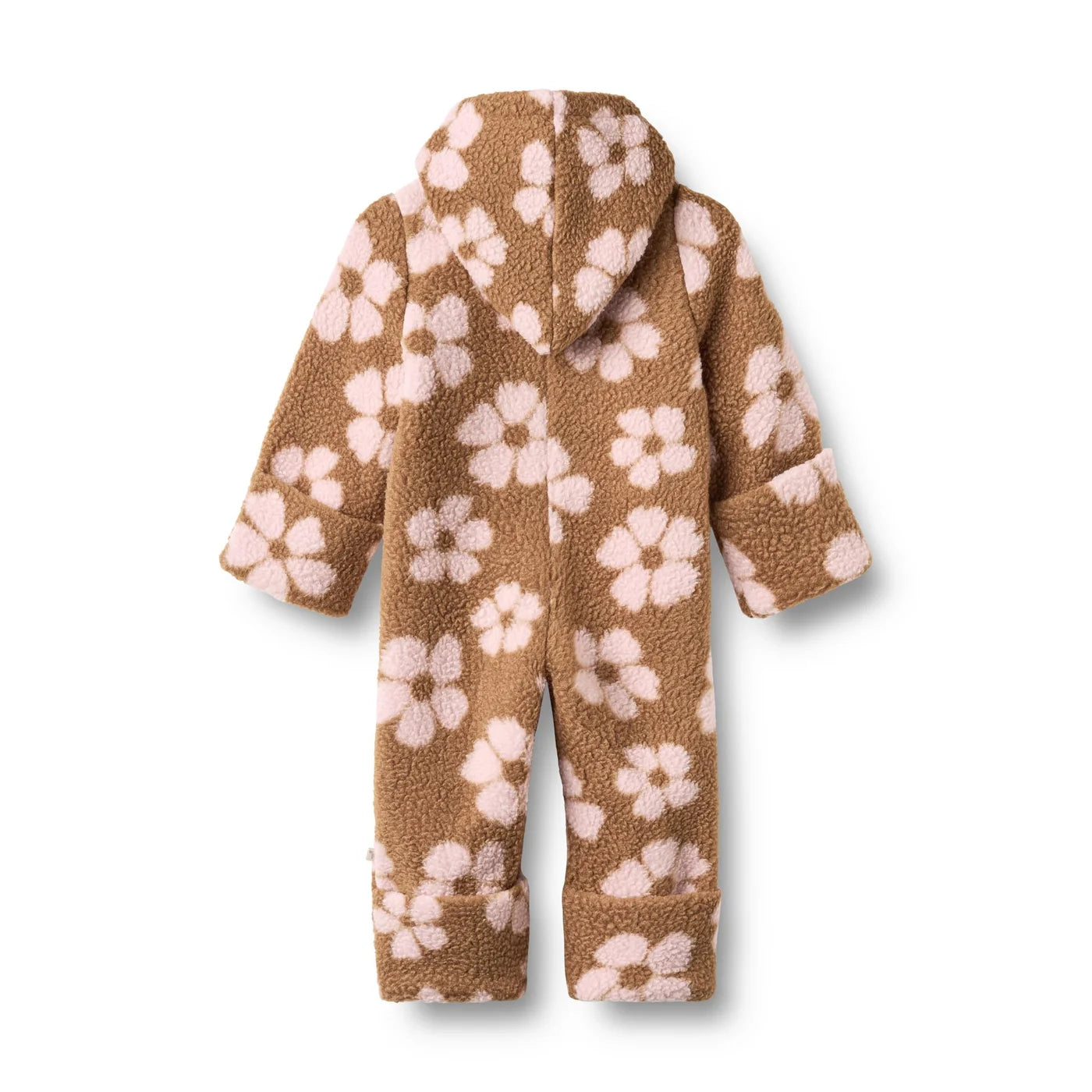 Wheat Allo Fleece Suit in Warm Hazel Flowers