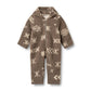 Wheat Allo Fleece Suit in Dry Wood Jacquard