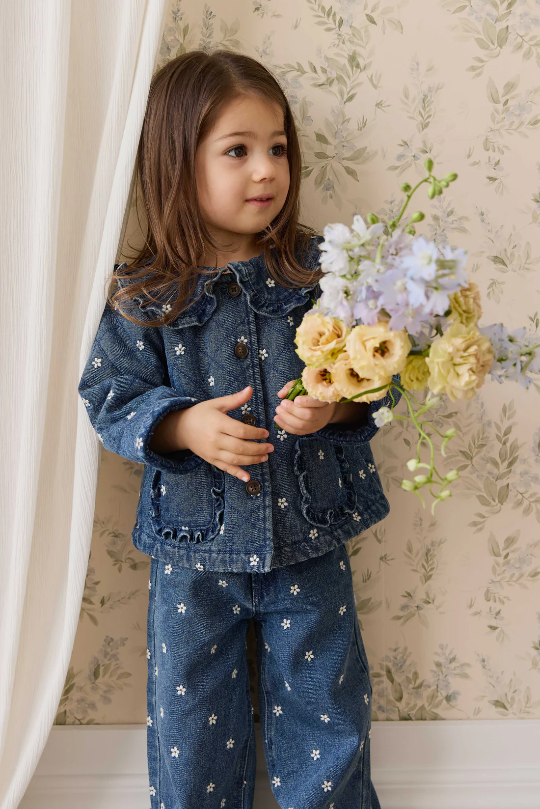 Jamie Kay Amandine Pant in Josie Floral Denim