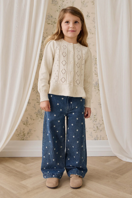 Jamie Kay Amandine Pant in Josie Floral Denim