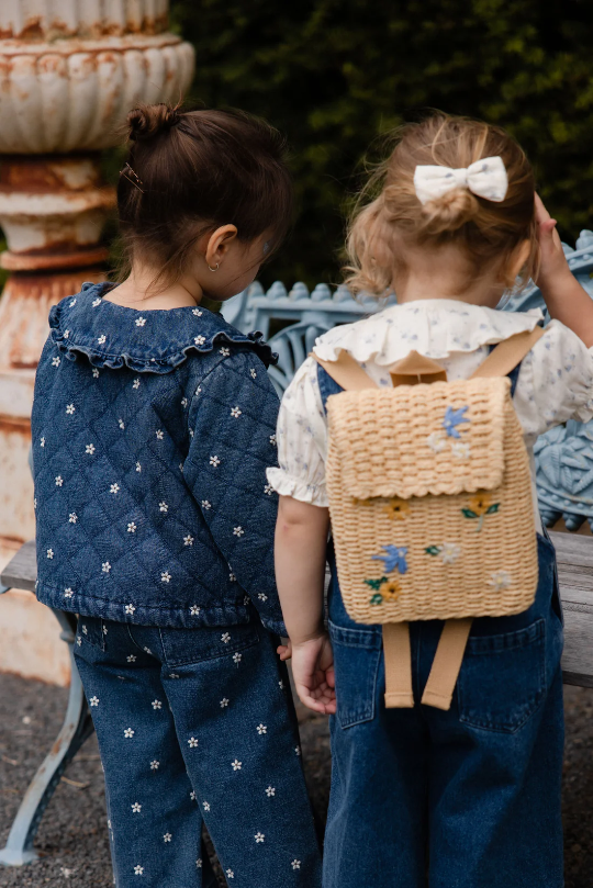Jamie Kay Amandine Pant in Josie Floral Denim