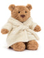 Jellycat Bartholomew Bear in his Bathrobe Outfit