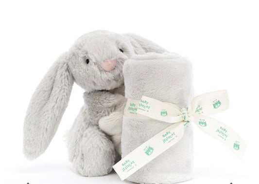 Jellycat Amuseables Bashful Silver Bunny Soother