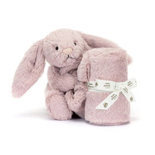 Jellycat Bashful Bunny Luxe Rosa Soother